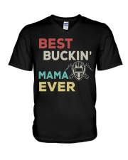 BEST BUCKIN MAMA EVER - WELDER V-Neck T-Shirt thumbnail