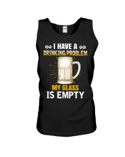 MY GLASS IS EMPTY Unisex Tank thumbnail