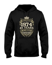 HAPPY BIRTHDAY SEPTEMBER 1974 Hooded Sweatshirt thumbnail