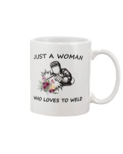 JUST A WOMAN WHO LOVES TO WELD Mug thumbnail