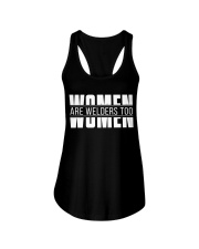 WOMAN ARE WELDERS TOO Ladies Flowy Tank thumbnail