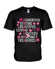 AMAZING GRANDMA V-Neck T-Shirt thumbnail