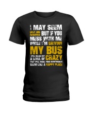 DON'T MESS WITH BUS DRIVER Ladies T-Shirt thumbnail