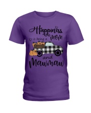 THE HAPPINESS OF MAWMAW Ladies T-Shirt thumbnail