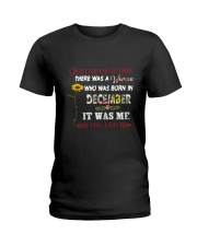 BORN IN DECEMBER Ladies T-Shirt thumbnail