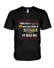 BORN IN DECEMBER V-Neck T-Shirt thumbnail