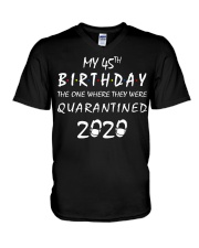 THE 45TH BIRTHDAY IN 2020 V-Neck T-Shirt thumbnail