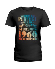 BIRTHDAY GIFT FEB1960 Ladies T-Shirt thumbnail