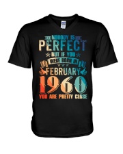 BIRTHDAY GIFT FEB1960 V-Neck T-Shirt thumbnail