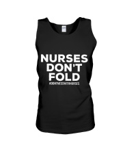 NURSES DON'T FOLD Unisex Tank thumbnail