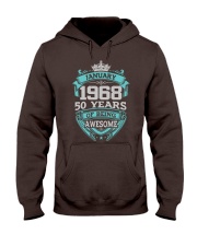 Happy Birthday January 68 Hooded Sweatshirt front
