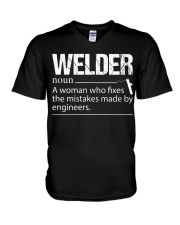 WELDERS FIX THE MISTAKES V-Neck T-Shirt thumbnail