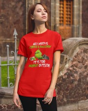 ALL I NEED IS COFFEE AND RACCOON Classic T-Shirt apparel-classic-tshirt-lifestyle-06