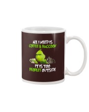 ALL I NEED IS COFFEE AND RACCOON Mug thumbnail