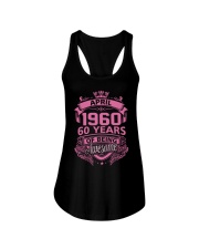 Happy Birthday April 1960 Ladies Flowy Tank thumbnail
