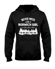 NEVER MESS WITH NORWICH GIRL Hooded Sweatshirt thumbnail