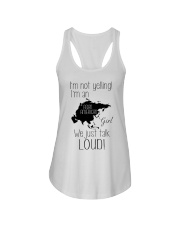AN ASIAN AMERICAN GIRL NOT YELLING Ladies Flowy Tank thumbnail