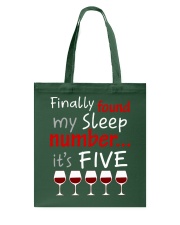 MY SLEEP NUMBER 5 CUPS Tote Bag thumbnail