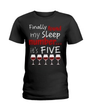 MY SLEEP NUMBER 5 CUPS Ladies T-Shirt thumbnail