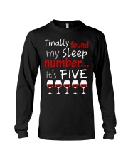 MY SLEEP NUMBER 5 CUPS Long Sleeve Tee thumbnail
