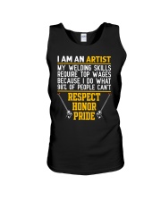 WELDER IS AN ARTIST Unisex Tank thumbnail