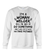 DO IT TWICE AND TAKE PICTURES Crewneck Sweatshirt tile