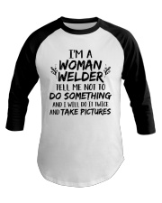DO IT TWICE AND TAKE PICTURES Baseball Tee thumbnail