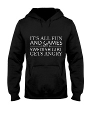 SWEDISH GIRL GETS ANGRY Hooded Sweatshirt thumbnail