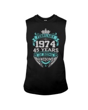 HAPPY BIRTHDAY FEBRUARY 1974 Sleeveless Tee thumbnail