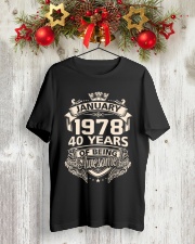 Tue January 78 Classic T-Shirt lifestyle-holiday-crewneck-front-2