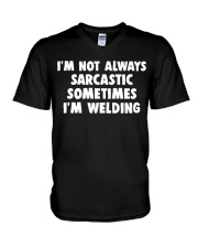 I'M NOT ALWAYS SARCASTIC V-Neck T-Shirt thumbnail