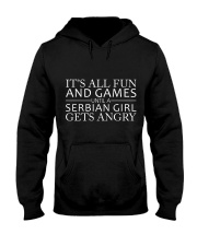 SERBIAN GIRL GETS ANGRY Hooded Sweatshirt thumbnail