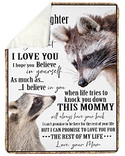 New blanket design for your daughter Large Sherpa Fleece Blanket - 60" x 80" thumbnail
