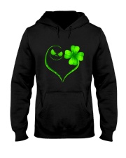 NICE GREEN HEART Hooded Sweatshirt thumbnail