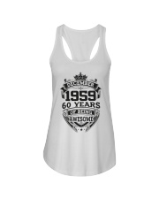 HAPPY BIRTHDAY DECEMBER 1959 Ladies Flowy Tank thumbnail