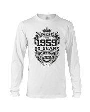HAPPY BIRTHDAY DECEMBER 1959 Long Sleeve Tee thumbnail
