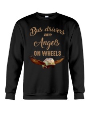 BUS DRIVERS ARE ANGELS ON WHEELS Crewneck Sweatshirt thumbnail