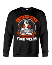 I AM SILENTLY JUDGING YOUR WELDS Crewneck Sweatshirt thumbnail