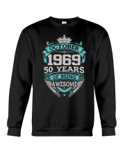 HAPPY BIRTHDAY OCTOBER 1969 Crewneck Sweatshirt thumbnail