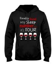 MY SLEEP NUMBER 4 CUPS Hooded Sweatshirt thumbnail