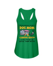 DOG MOM LOVES CAMPING Ladies Flowy Tank thumbnail