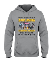 DOG MOM LOVES CAMPING Hooded Sweatshirt thumbnail