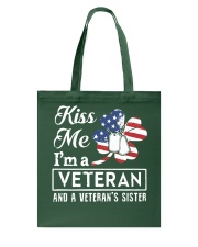 KISS ME VETERAN VETERAN'S SISTER Tote Bag thumbnail