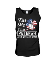 KISS ME VETERAN VETERAN'S SISTER Unisex Tank thumbnail