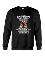 PROUD WOMAN VETERANS Crewneck Sweatshirt thumbnail