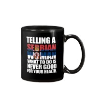 TELLING A SERBIAN WOMAN Mug thumbnail