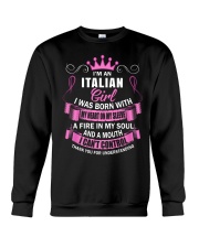 I'M AN ITALIAN GIRL Crewneck Sweatshirt thumbnail