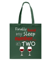 MY SLEEP NUMBER 2 CUPS Tote Bag thumbnail