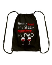 MY SLEEP NUMBER 2 CUPS Drawstring Bag thumbnail