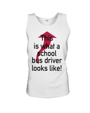 THIS IS WHAT A SCHOOL BUS DRIVER Unisex Tank thumbnail